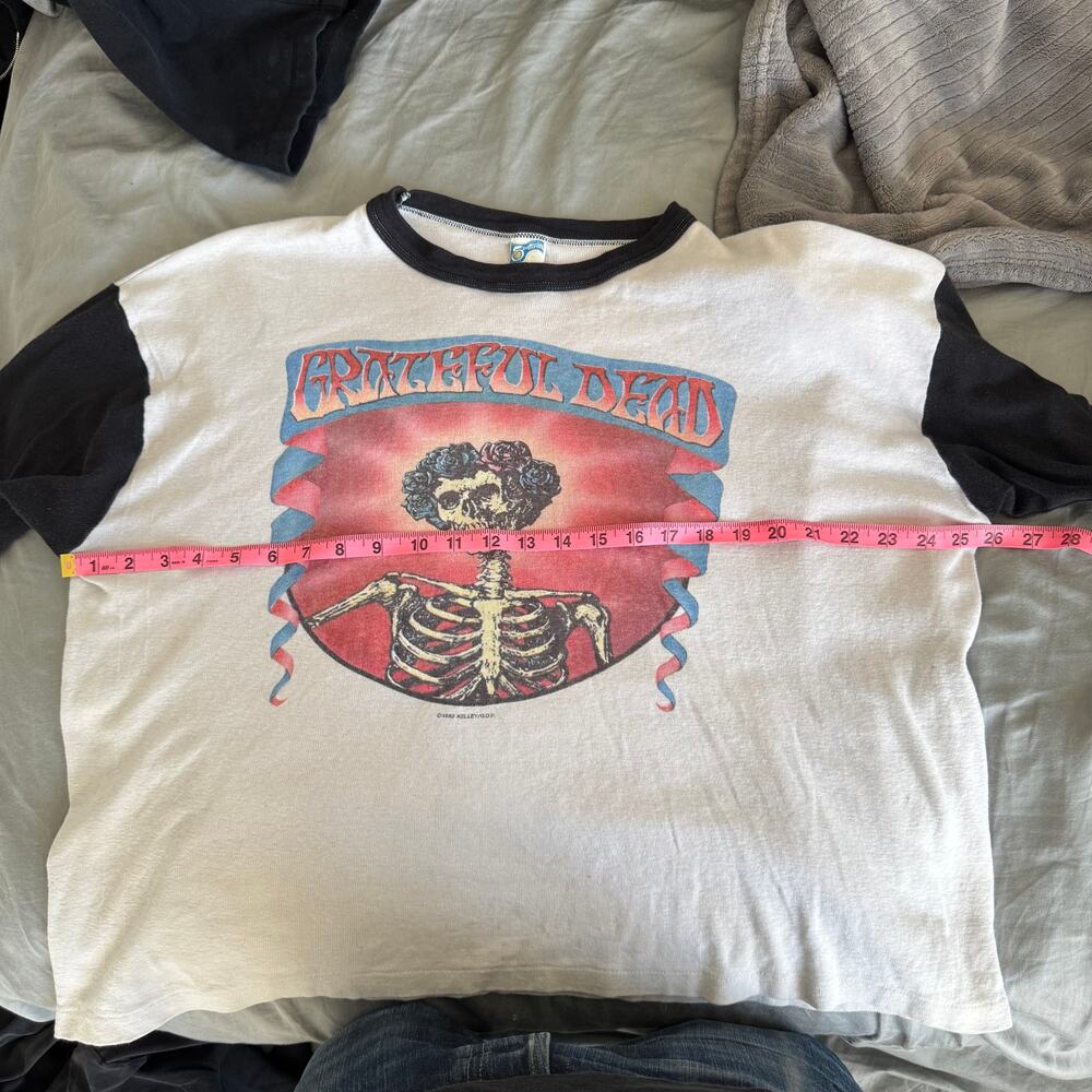 Vintage Grateful Dead Bertha Raglan T Shirt Size XL 1982 - Picture 9 of 10
